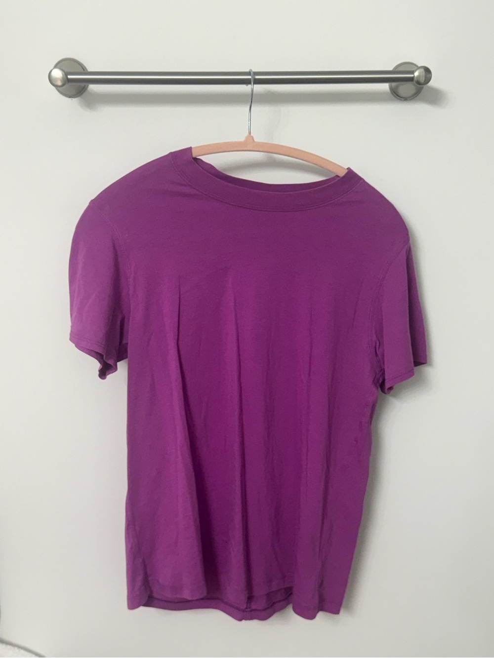 lululemon athletica Purple Short Sleeve Crew Tee